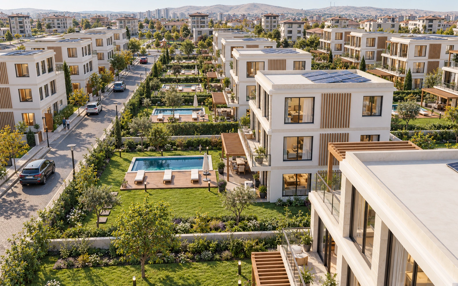 Denge, 5+1 villa dış cephesi