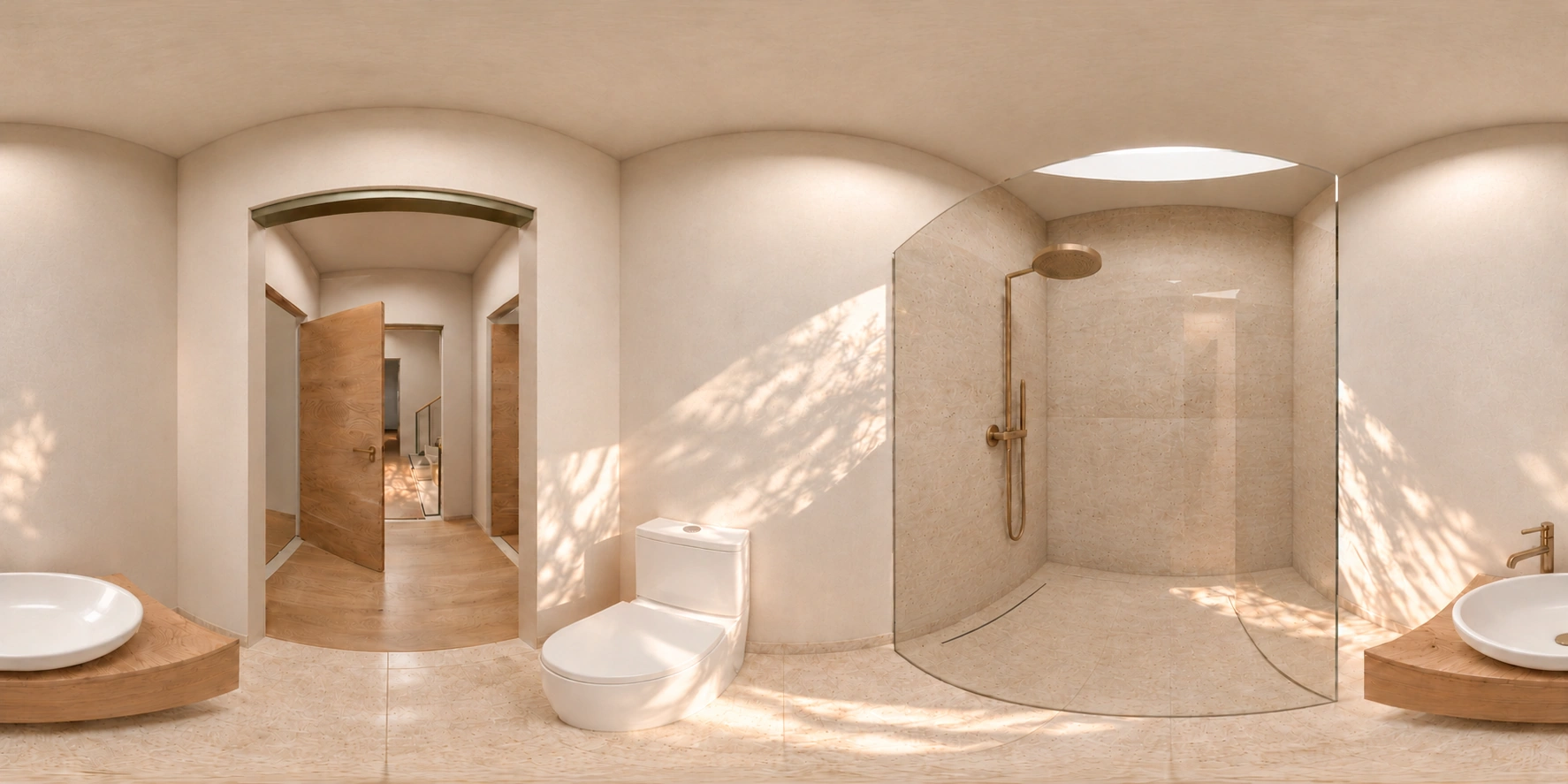4+1 Birinci kat ortak banyo panorama önizlemesi