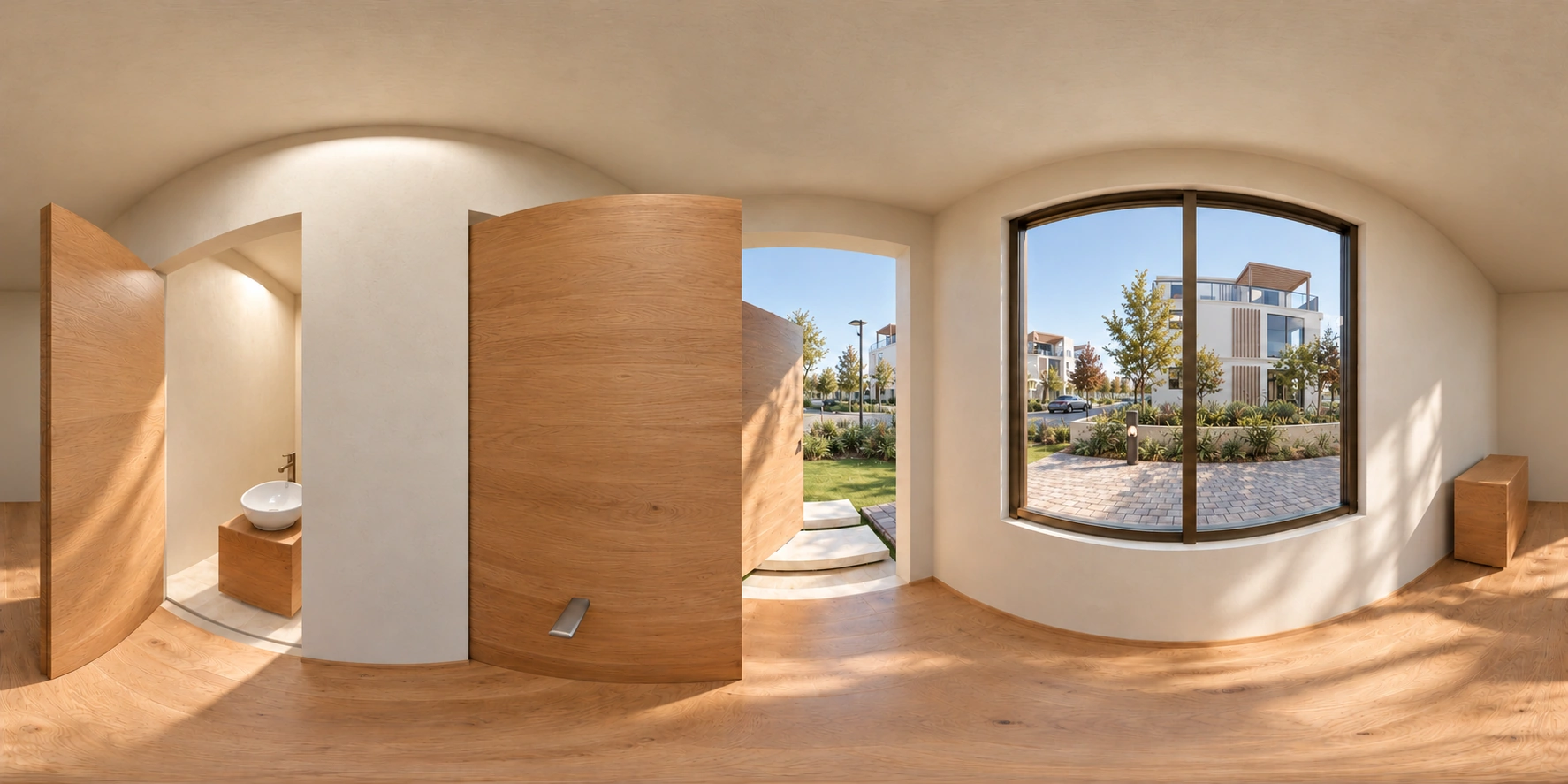 4+1 Giriş holü panorama önizlemesi