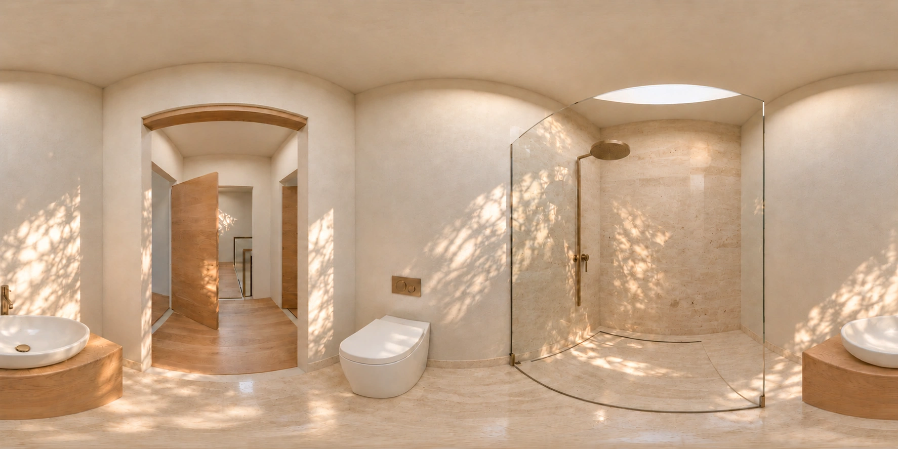6+1 · İkinci kat banyo