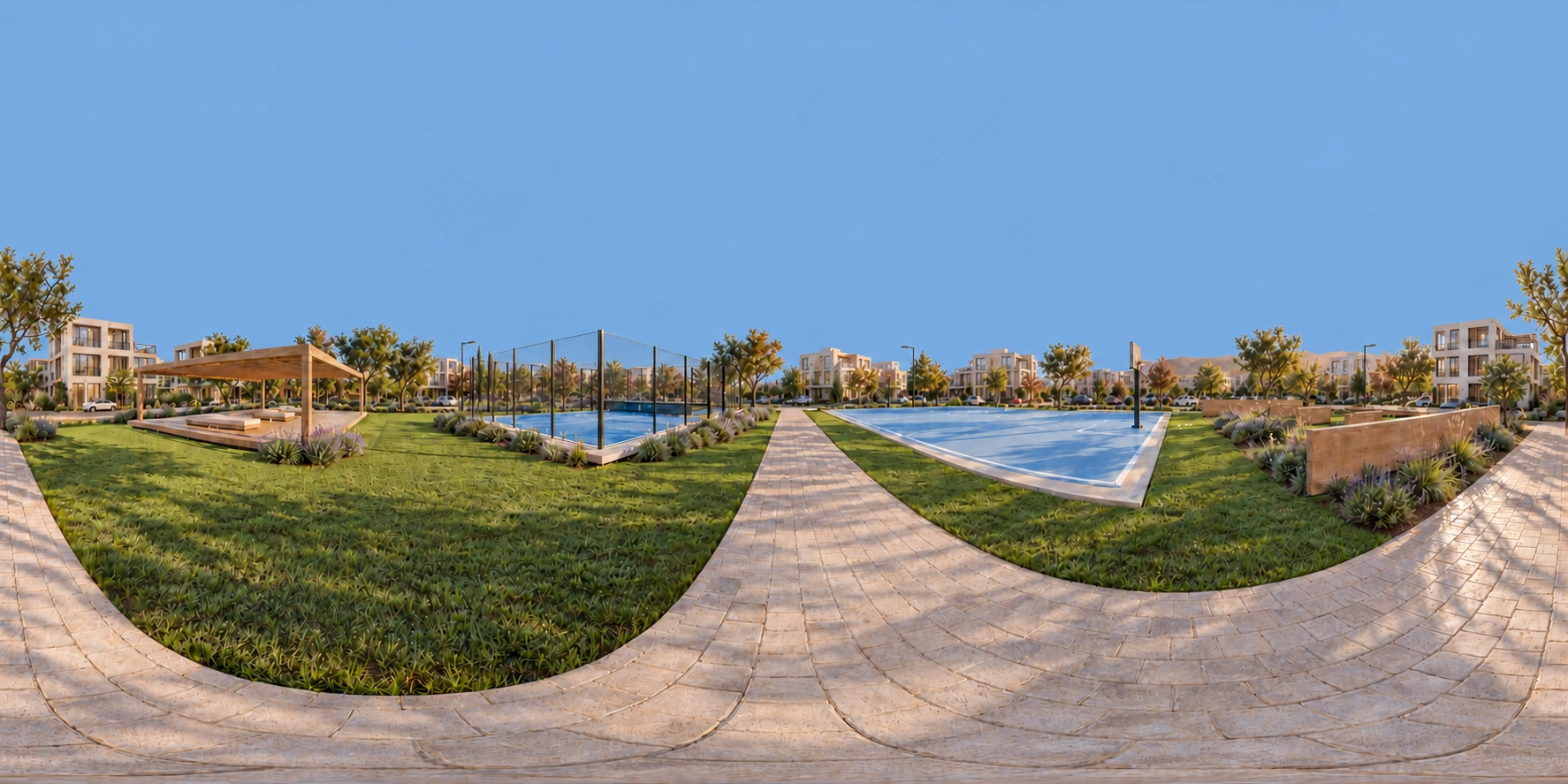 Hareket hayatın içinde, sosyal alan panorama önizlemesi